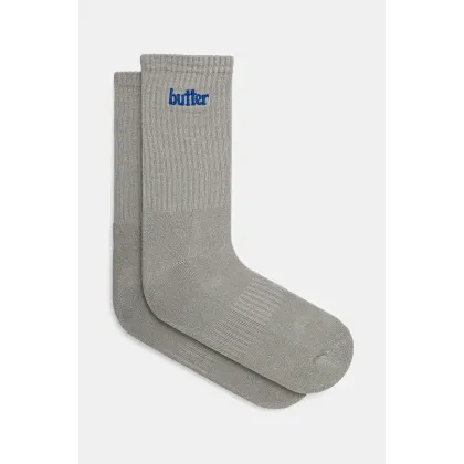 Zdjęcie Butter Goods skarpetki Basic Socks męskie kolor szary BG243910