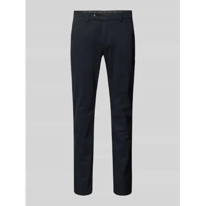Zdjęcie Spodnie o kroju regular fit z zapięciem na guzik i zamek błyskawiczny