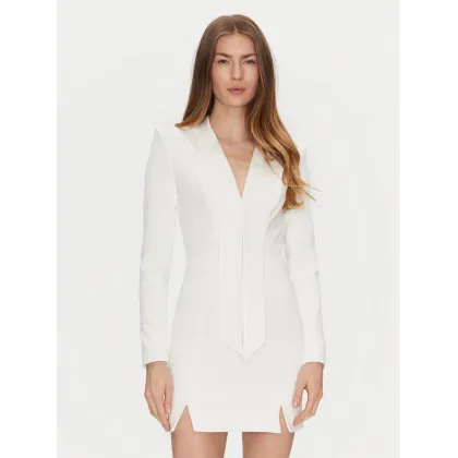 Zdjęcie Elisabetta Franchi Sukienka koktajlowa AB-709-51E2-V550 Biały Regular Fit