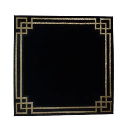 Picture A prestigious carpet made of premium black eco-fur