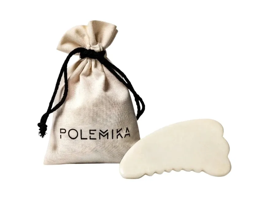 obrazek 1 Polemika Gua Sha - Jadeitowa płytka do masażu ciała