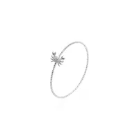 Picture Elegant bracelet in rhodium-plated silver with white zircons