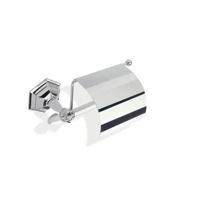 Zdjęcie Stylowy uchwyt na papier toaletowy z osłoną do łazienki - Stilhaus