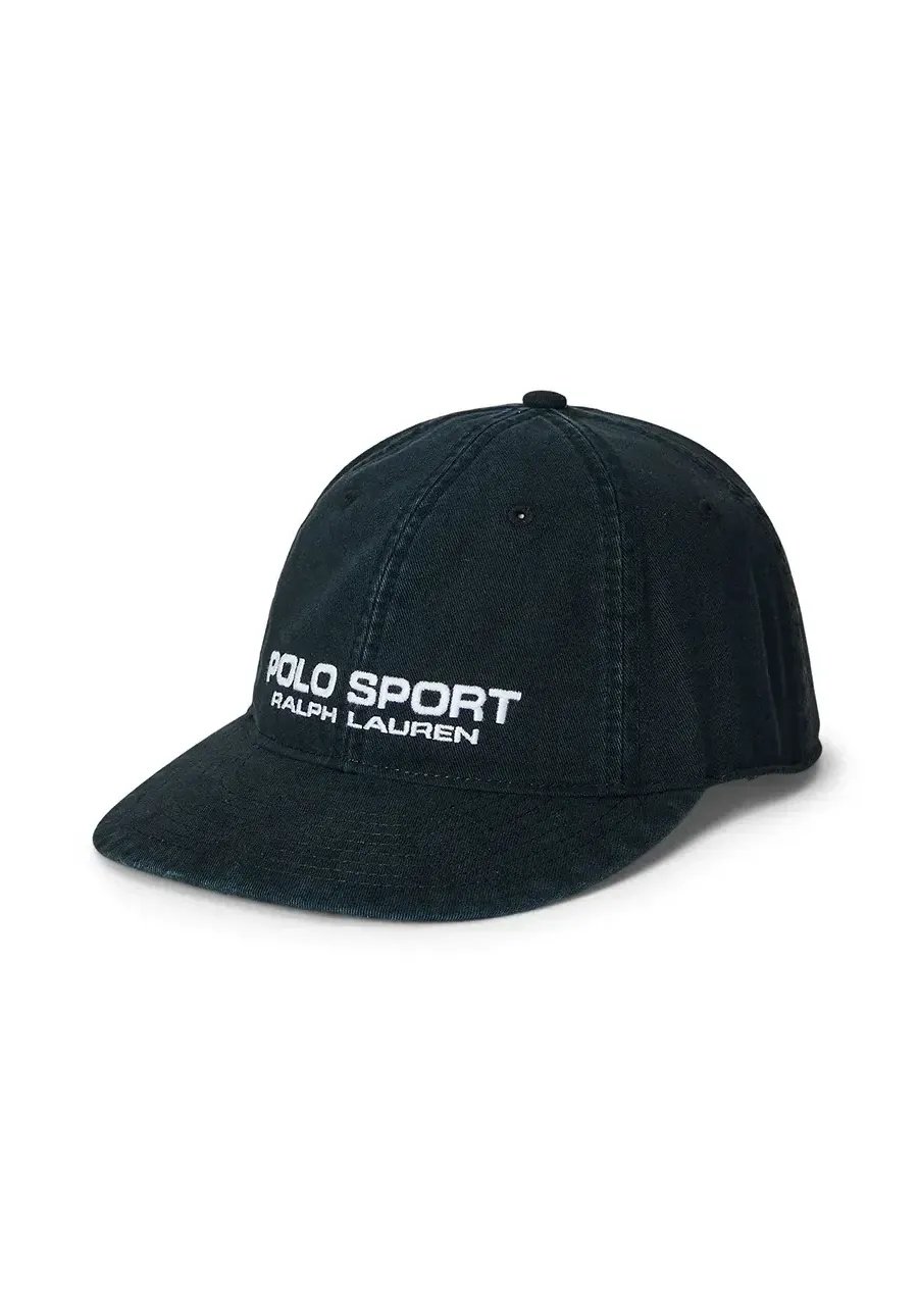 obrazek 1 Polo Ralph Lauren czapka z daszkiem bawełniana kolor czarny z aplikacją 710968733