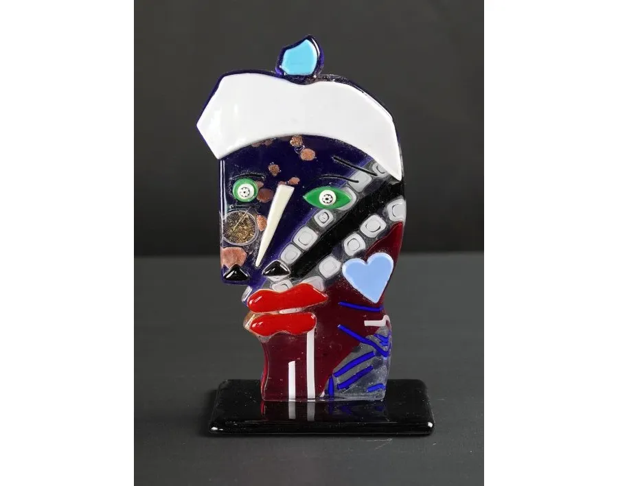obrazek 1 Nietuzinkowa rzeźba Picasso Pop Art Abstrakcyjne szkło Murano