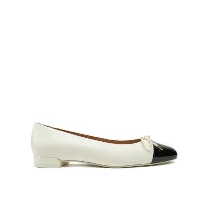 Zdjęcie Stuart Weitzman Baleriny Sleek Bow Flat SG888 Écru