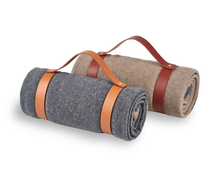 obrazek 3 Skórzany pas do koca w stylowym bursztynowym kolorze