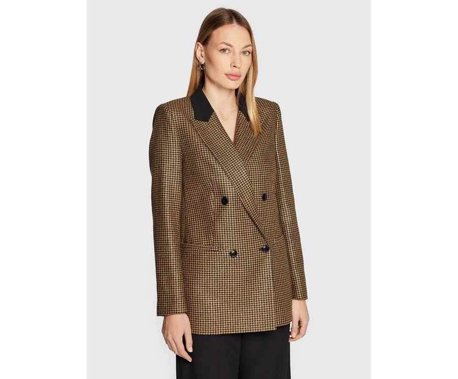 obrazek 1 TWINSET Marynarka 222TT2317 Złoty Regular Fit