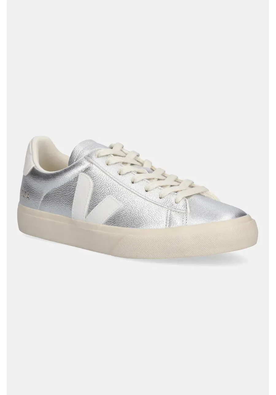 obrazek 1 Veja sneakersy skórzane Campo kolor srebrny CP0502684A