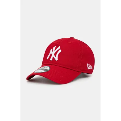 Zdjęcie New Era czapka z daszkiem bawełniana MLB Core Classic kolor czerwony z aplikacją 60235301