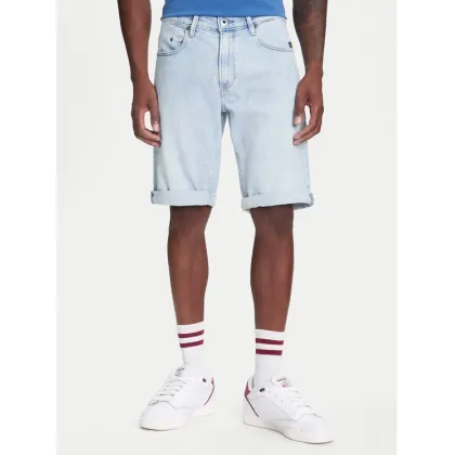 Zdjęcie G-Star Raw Szorty jeansowe Mosa D24430-D549 Niebieski Regular Fit