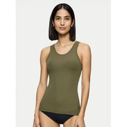 Zdjęcie Triumph Top Beauty Layers 10221176 Zielony Slim Fit