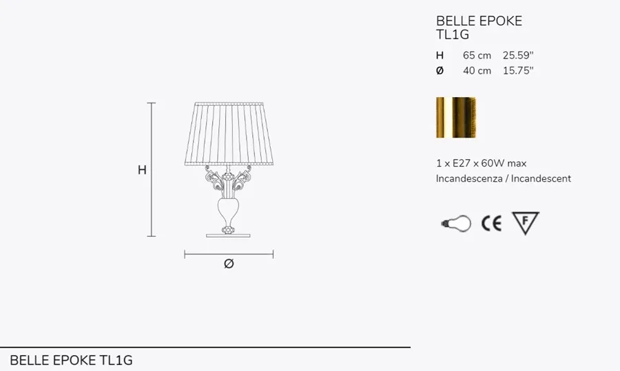 obrazek 3 Ekskluzywna lampka na komodę do salonu - Luxury Products