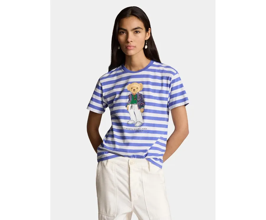 obrazek 1 Polo Ralph Lauren T-Shirt Str Riv Br T 211924300001 Niebieski Regular Fit