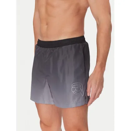 Zdjęcie KARL LAGERFELD Szorty kąpielowe A1M46057 Czarny Regular Fit