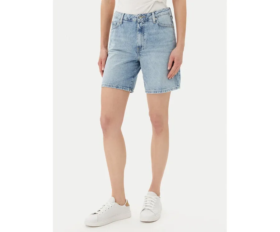 obrazek 1 Tommy Hilfiger Szorty jeansowe WW0WW45505 Błękitny Regular Fit