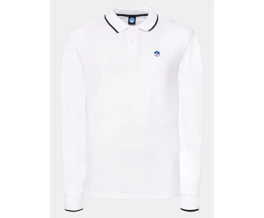 obrazek 1 North Sails Polo Basic 692454 Biały Regular Fit