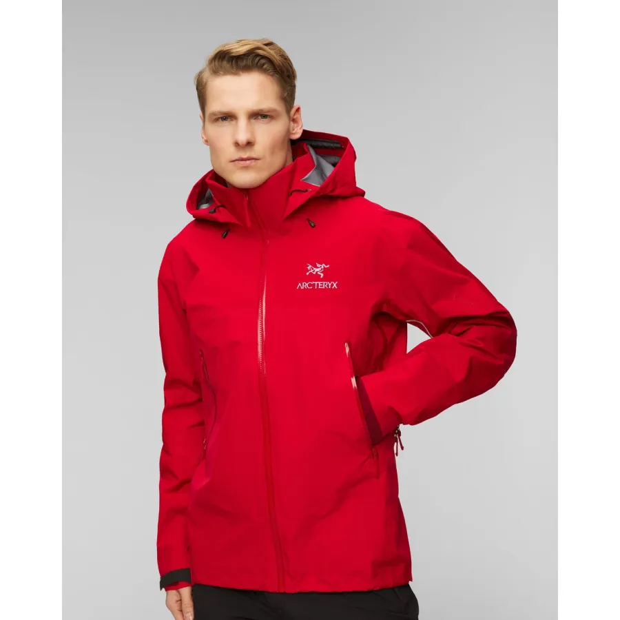 obrazek 1 Czerwona Kurtka Hardshellowa Męska Arcteryx Beta Ar