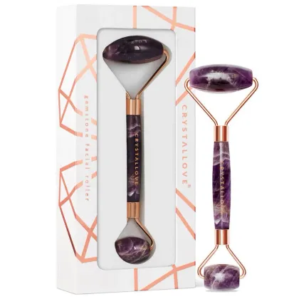 Zdjęcie Crystallove Masażer do twarzy z Ametystu