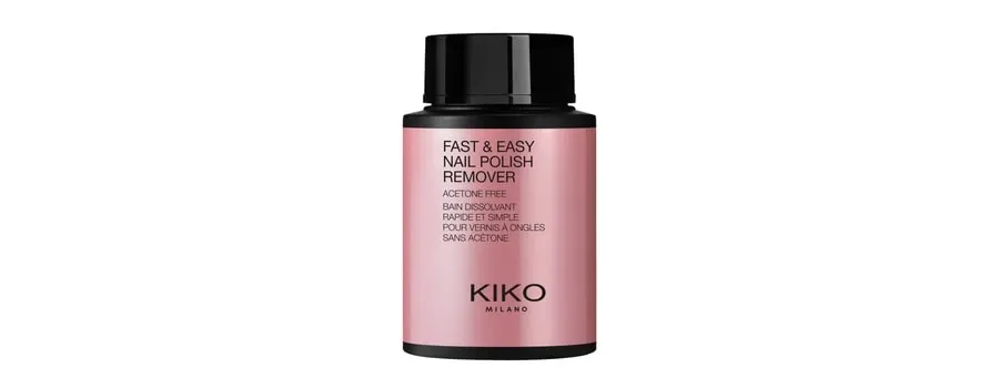 obrazek 1 KIKO Milano Nail Polish Remover Fast & Easy Acetone Free Zmywacz lakieru do paznokci 1 szt.