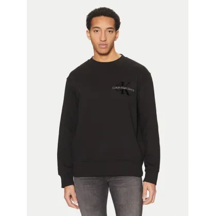 Zdjęcie Calvin Klein Jeans Bluza Bristle Monologo J30J327105 Czarny Regular Fit
