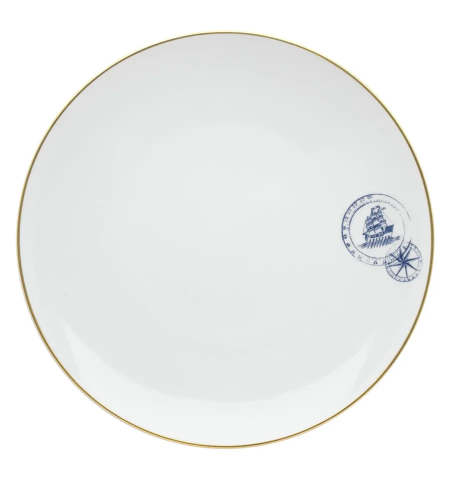 obrazek 2 Duży komplet zastawy obiadowej z porcelany z kolekcji Transatlântica z wyjątkowymi niebieskimi wzorami - Vista Alegre