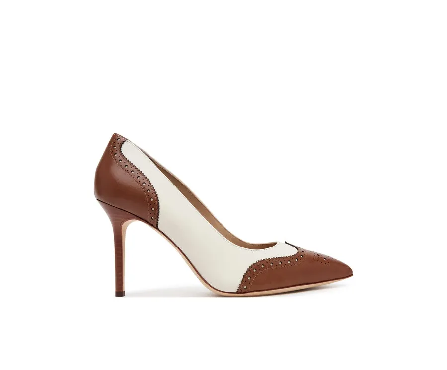 obrazek 1 LAUREN RALPH LAUREN Szpilki Lynden 802904318002 Biały