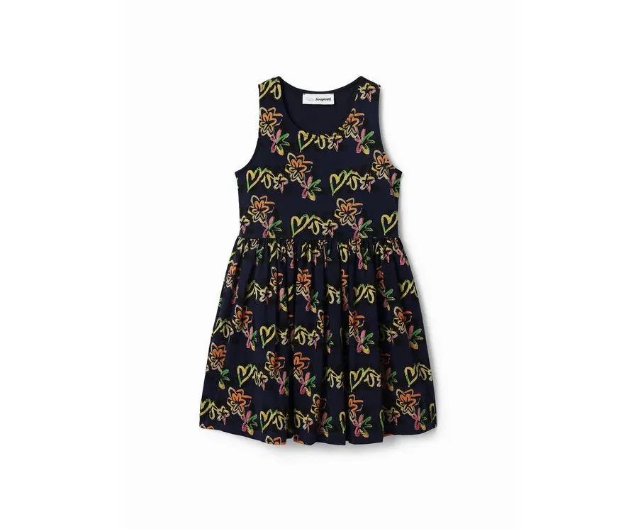 obrazek 1 Desigual Sukienka codzienna 23SGVK11 Granatowy Regular Fit