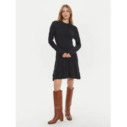 Zdjęcie Tommy Hilfiger Sukienka dzianinowa WW0WW43085 Czarny Regular Fit