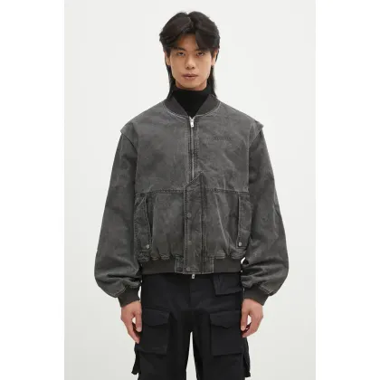 Zdjęcie Represent kurtka bomber Inset Sleeve Bomber męski kolor czarny przejściowa oversize MLM1034.230