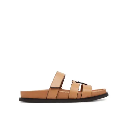 Zdjęcie Tory Burch Klapki Ines Sport 168791 Brązowy