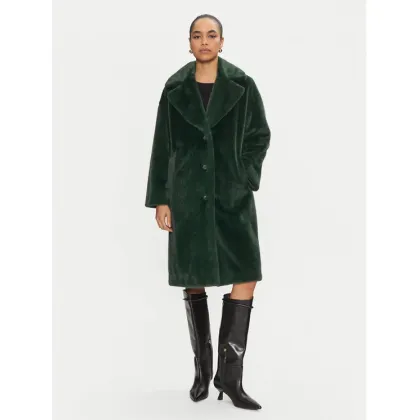 Zdjęcie Joseph Ribkoff Kożuch 243902 Zielony Loose Fit