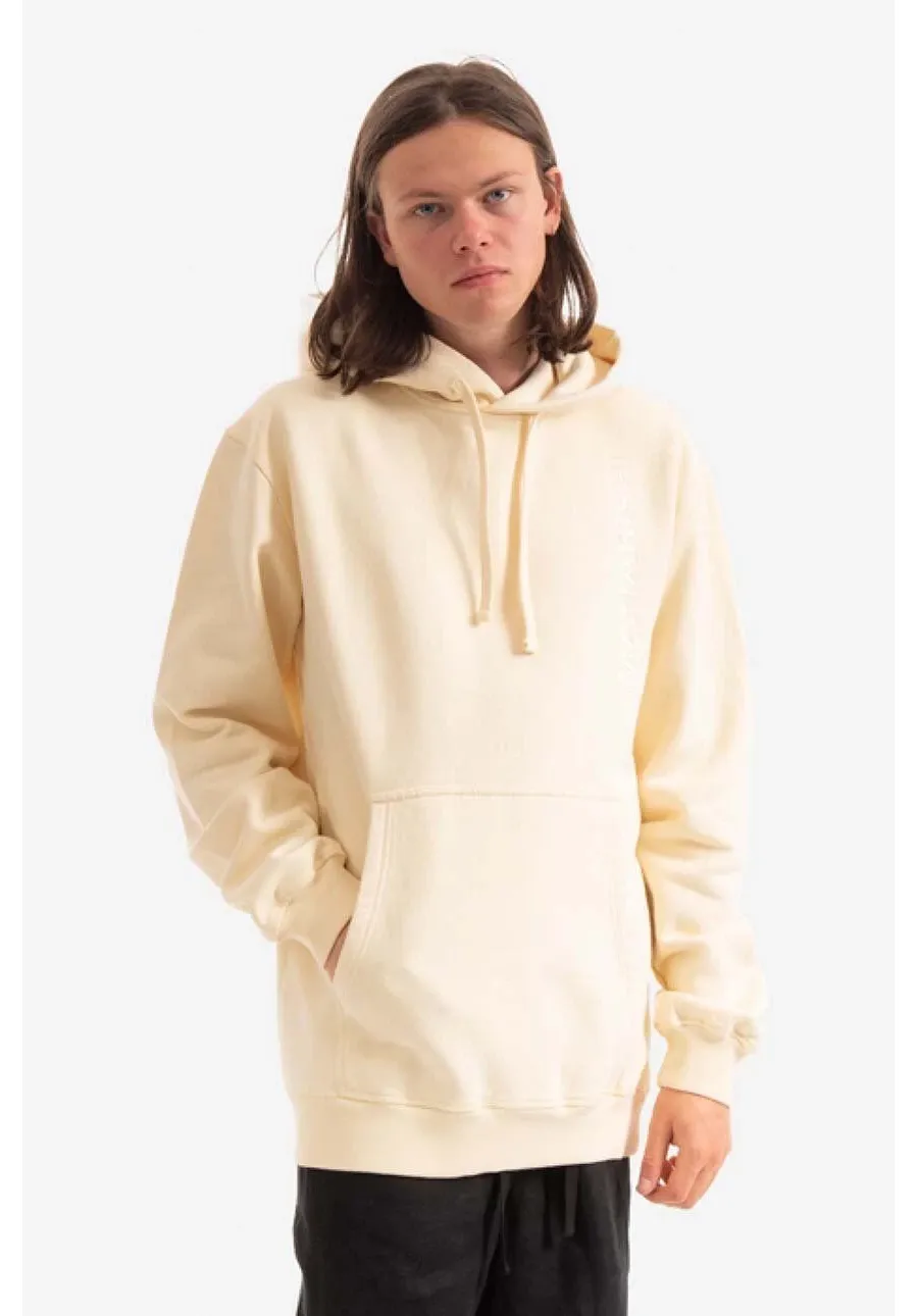 obrazek 1 Maharishi bluza bawełniana Miltype męska kolor beżowy z kapturem z aplikacją 9756.ECRU-ECRU