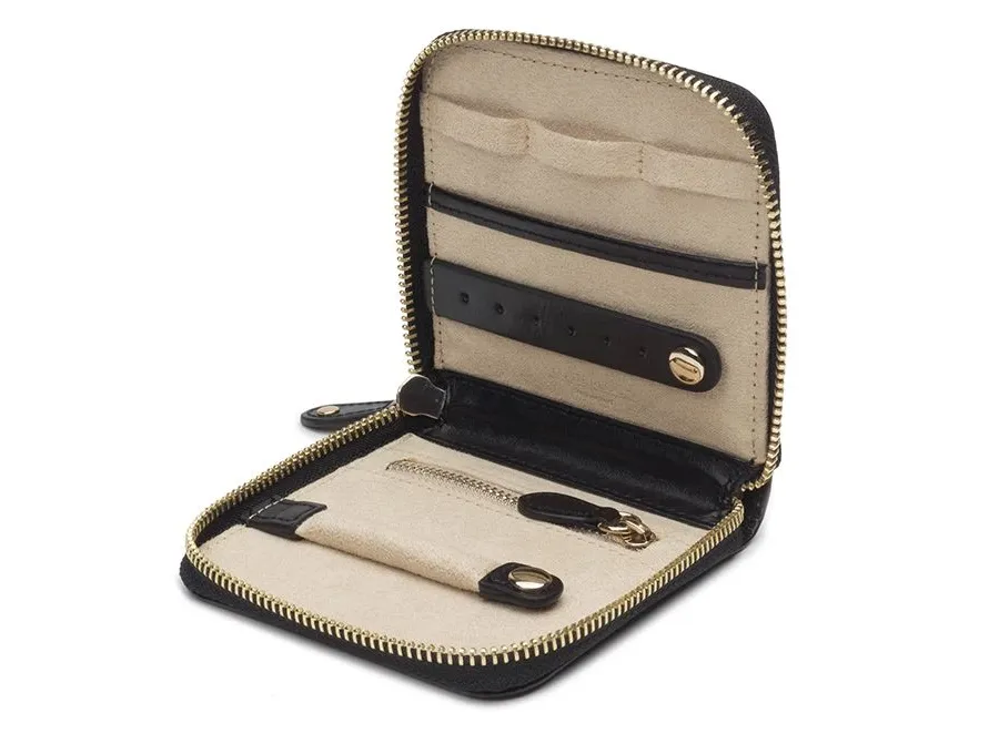 obrazek 3 Podróżne etui skórzane na biżuterię Marrakesh Black