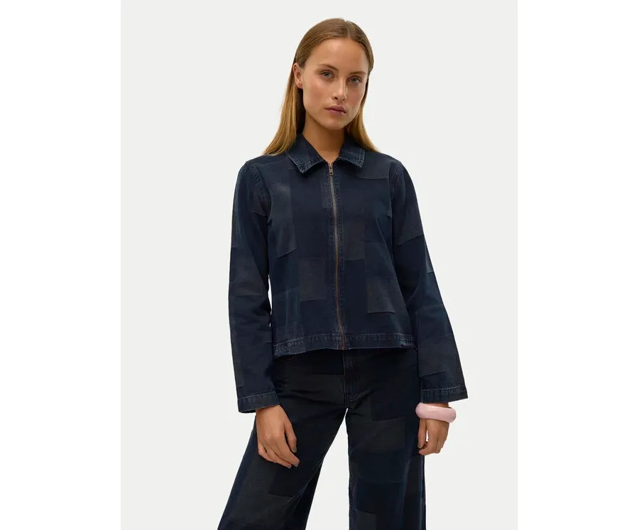 obrazek 1 Vero Moda Kurtka jeansowa Likka 10321078 Granatowy Loose Fit