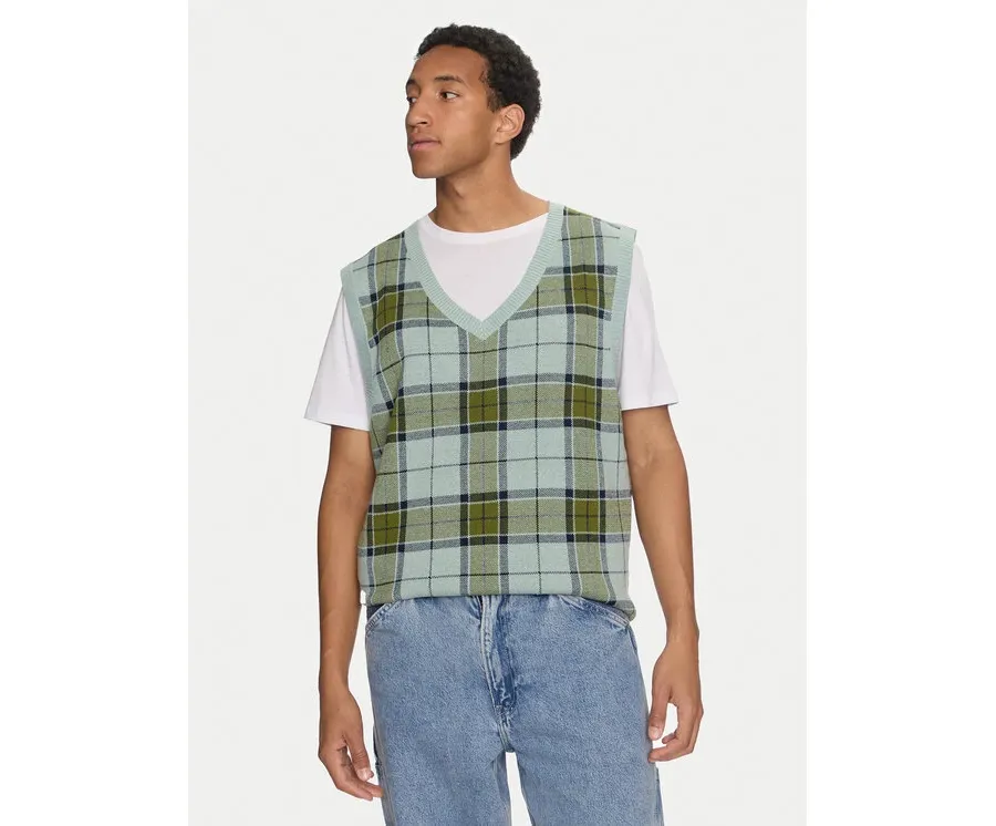 obrazek 1 Vans Sweter Almondwood VN000HDV Niebieski Loose Fit