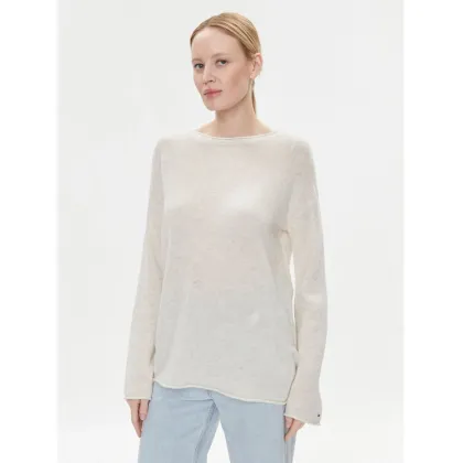 Zdjęcie Tommy Hilfiger Sweter WW0WW39890 Écru Relaxed Fit