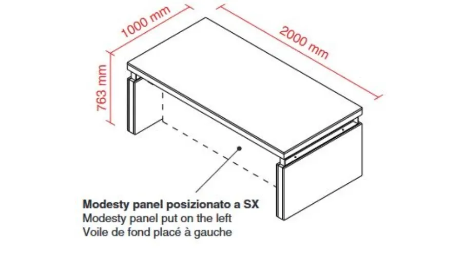 obrazek 4 Eleganckie biurko gabinetowe z Włoch