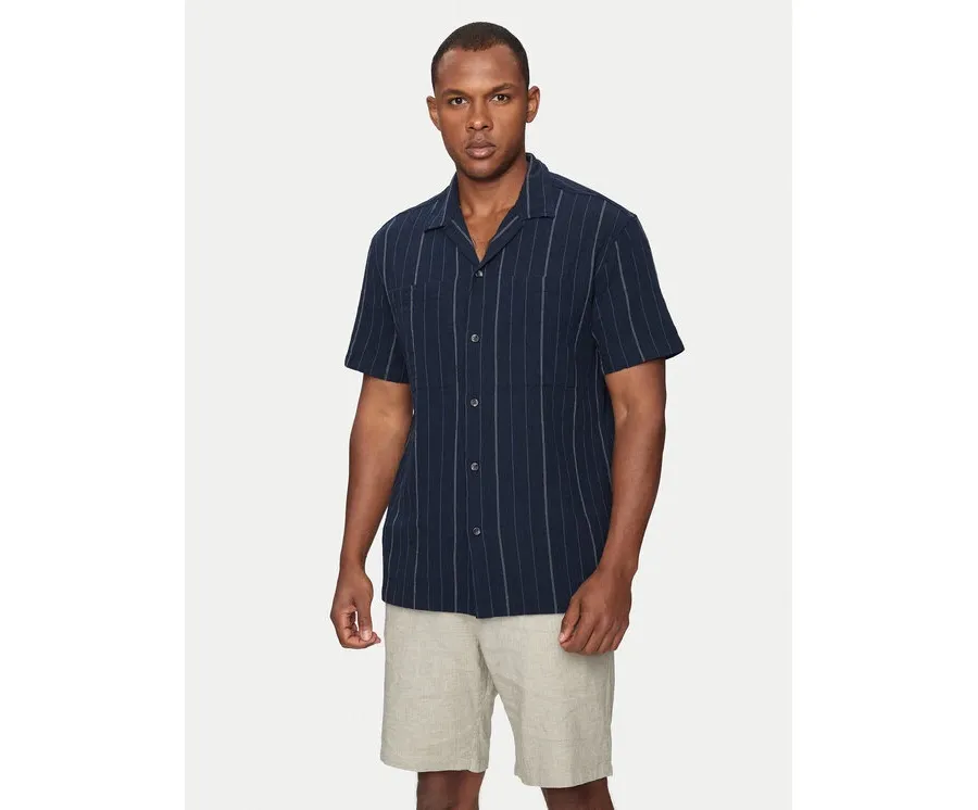 obrazek 1 Selected Homme Koszula Slhreg-Mix 16093647 Granatowy Regular Fit