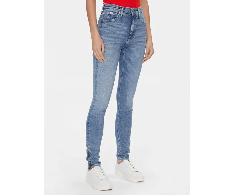 obrazek 1 Calvin Klein Jeans Jeansy J20J222773 Niebieski Super Skinny Fit