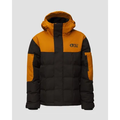 Zdjęcie Czarno-brązowa Kurtka Narciarska Dziecięca Picture Organic Clothing Olyver 20/20