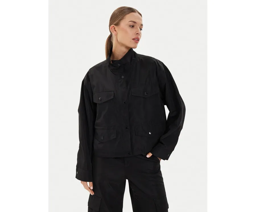 obrazek 1 MICHAEL Michael Kors Kurtka przejściowa MT420F97LD Czarny Loose Fit