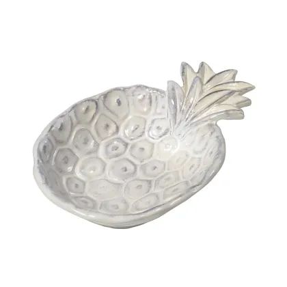 Zdjęcie Włoska mała biała miska w kształcie ananasa 21 cm - Virginia Casa