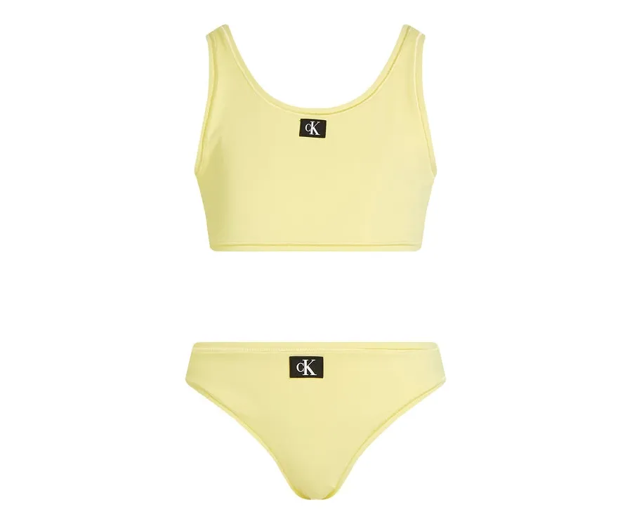 obrazek 1 Calvin Klein Swimwear Strój kąpielowy KY0KY00093 Żółty