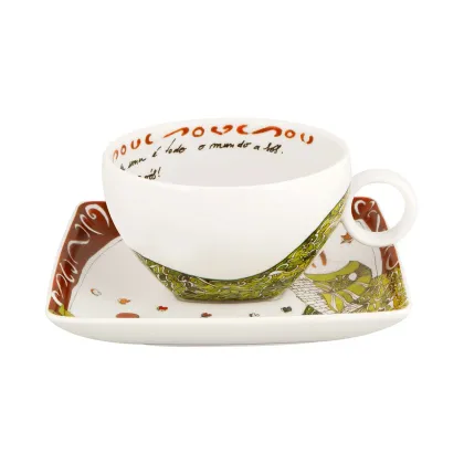 Picture Porcelain coffee cup and saucer inspired by the European Capital of Culture 2012 - Guimarães - Vista Alegre
