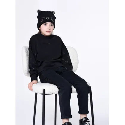 Zdjęcie Karl Lagerfeld Kids Jeansy Z14217 D Czarny Mom Fit
