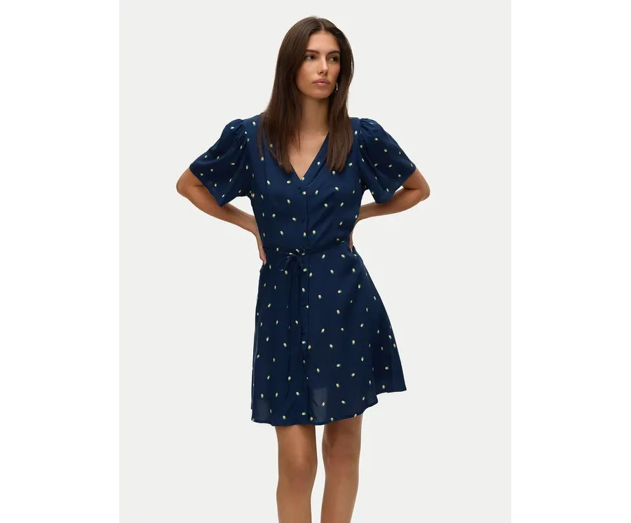 obrazek 1 Vero Moda Sukienka letnia Alba 10292845 Granatowy Regular Fit