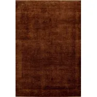 Zdjęcie Urokliwy wełniany brązowy ręcznie tkany dywan z Pakistanu - Jordan