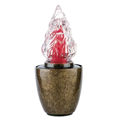 Zdjęcie Elegancka lampa z brązu na nagrobki