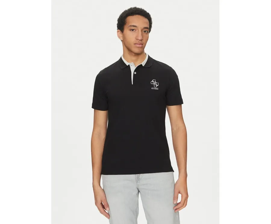 obrazek 1 Guess Polo M5GP60 K7O64 Czarny Slim Fit